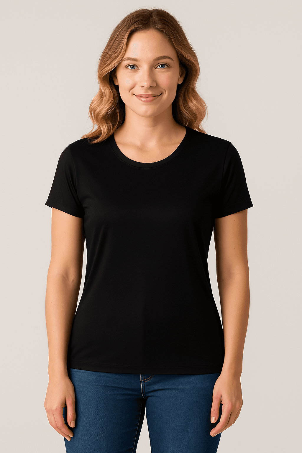 Baby look PV / Malha Fria Feminina