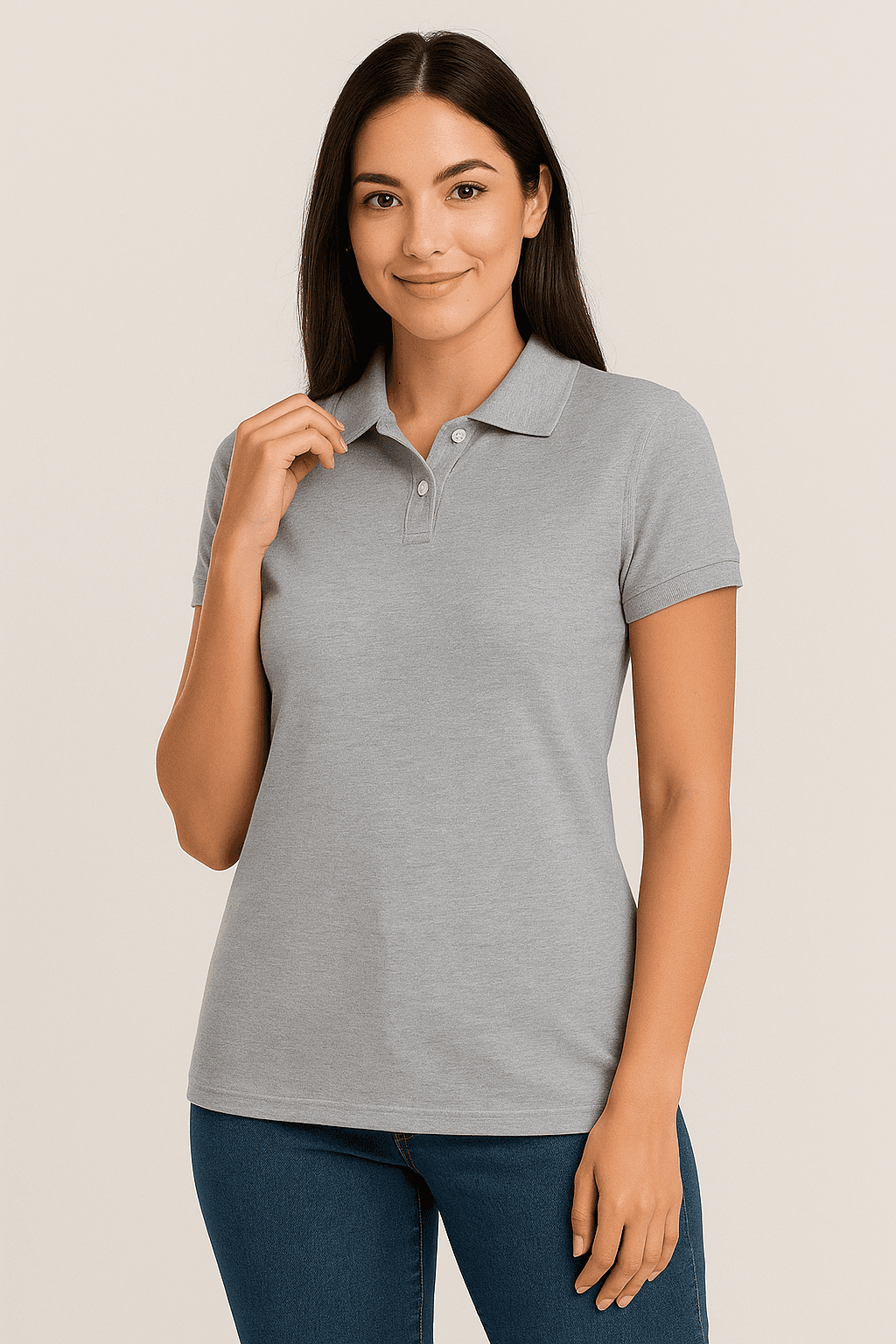Camisa Polo Piquet Feminina